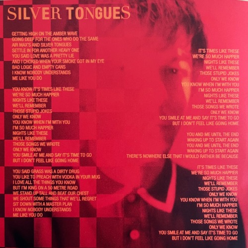 FAITH IN THE FUTURE; LYRIC BOOKLET