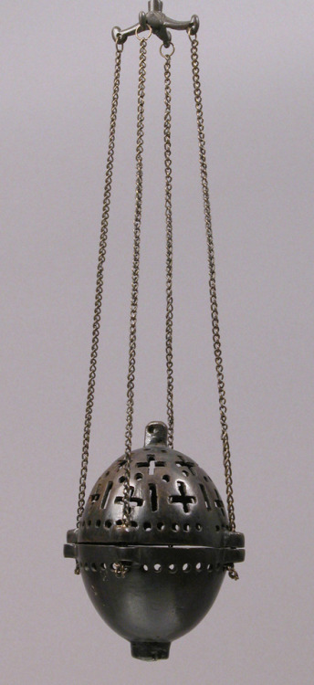 Censer with Pierced Geometric Motifs via Medieval ArtMedium: Copper alloyRogers Fund, 1909Metropolit