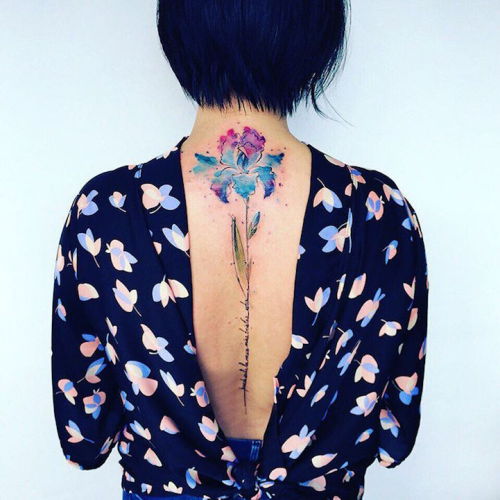 mymodernmet:Delicate Floral and Nature Tattoos Inspired by Changing Seasons