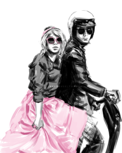 halorvic:  Ten and Rose. 1 hr speedpainting.