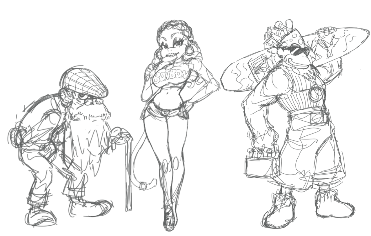 robscorner:  Remember when I drew Donkey Kong all suave with swag? Well, here are