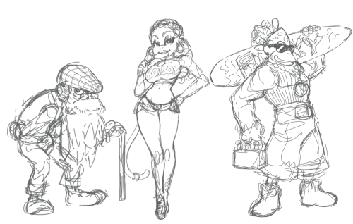 robscorner:  Remember when I drew Donkey Kong all suave with swag? Well, here are the sketches I did of some of the other Kong family members.  I’ll finish them someday… 