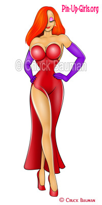 mdfive:  Jessica Rabbit Rocks! by Chuck-Bauman What we have here, is a nice drawing of Jess in her usual attire.I bet some of you out there want her out of her usual attire, if you know what I mean ;)