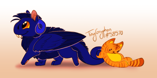 tinygryphon-58570: Sapphire boy coming through! You know, I don&rsquo;t know what color I expect