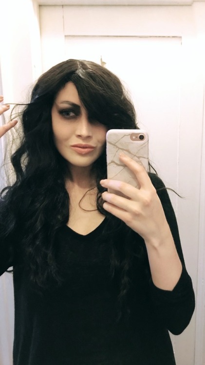 Makeup and wig test for my fave goddess of death. 