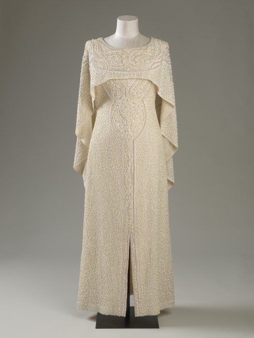 Queen Elizabeth II’s wardrobe, 1970s2. Hardy Amies, Evening dress 1979 for visit to Saudi Arabia3. I