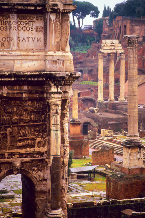 hueandeyephotography: Arch of Septimius Severus, Roman Forum, Rome, Italy   © Doug Hickok 