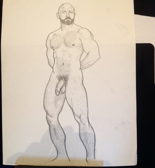paullablanc:  20 Min. drawing of me. ©2016 L.I.C., NYC Model: Paul LaBlanc.                                         ∞ please do not remove credits ∞ 