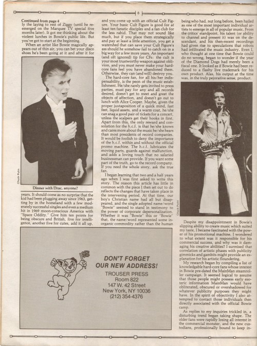 generoraro:  THE MAN WHO FELL FROM GRACEThe Way He Was - A fan remembers BowieBy John Walker Fe