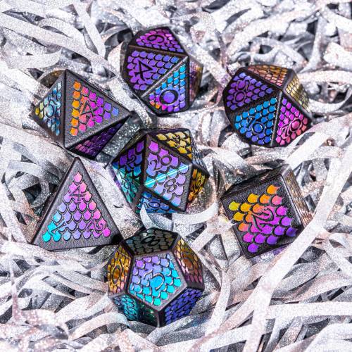 sosuperawesome: Dragon Scale Dice SetURWizards on Etsy