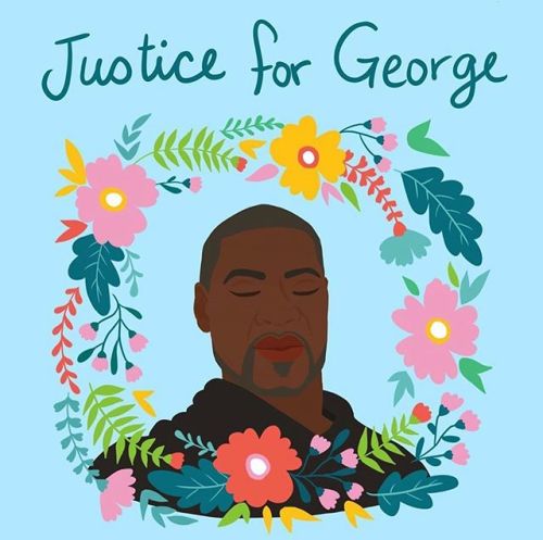 fuckyeahanarchistposters: Memorial graphics for George Floyd, a 46-year-old African American man who