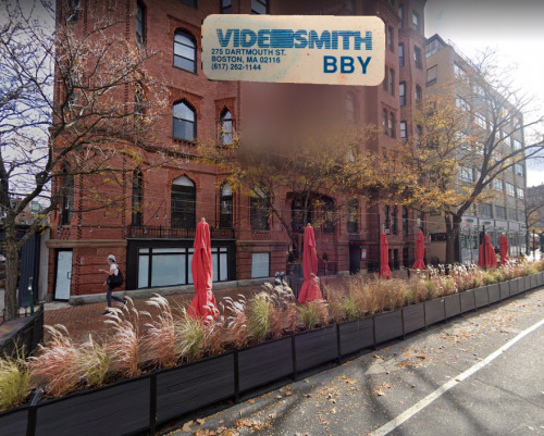 Videosmith was once located in this building. Where, exactly? I’m not sure. It was voted Boston’s Be