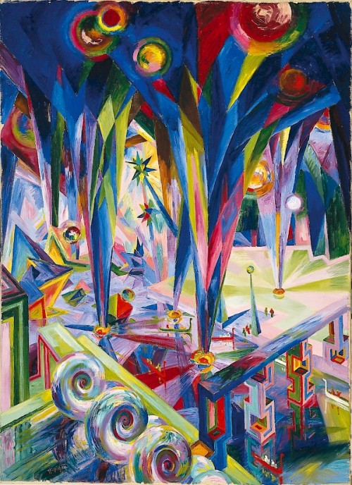 amare-habeo:  Wenzel Hablik (Czech-German, 1881 – 1934)  Cathedral Interior, 1921