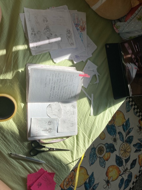 Well Today I Decided To Glue My School Doodles In My Notebook For More Comfortable, I Really Like Them