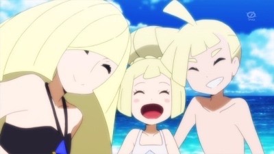 pokemon-universes:  I LOVE ANIME LUSAMINE In anime version, it seems a caring mother and loves her children. Unlike her game version.She very much loves her children and it will do anything to protect themI get why she baby lillie so much. Imagine how