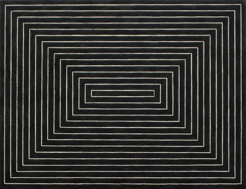 apeninacoquinete: Frank Stella | Black series (Tomlinson Court Park I), 1959. 