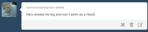 textsfromgayswimmers:haru has a medical degree in bullshit