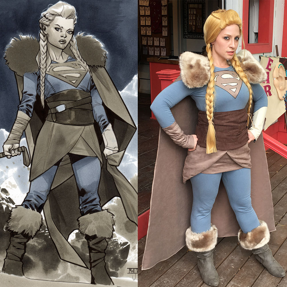 mahmudasrar:    My Viking Supergirl design realized as cosplay!The people from Atelier