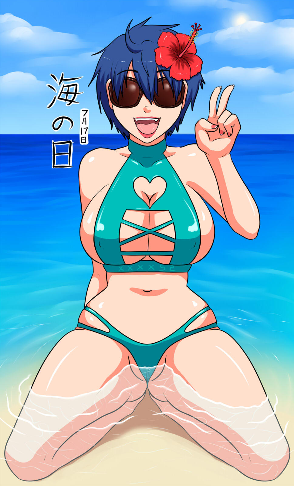 sasoriharem:  Monday was 海の日 (Day of the ocean/sea) in Japan, and I have no