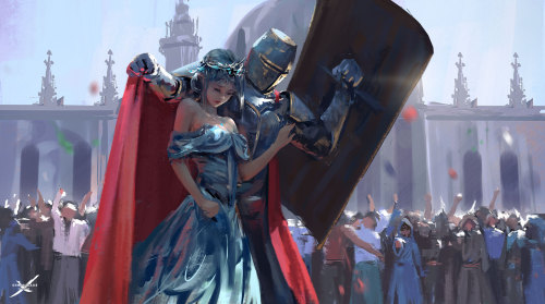 otakurei:  Amazing Art By WLOP 