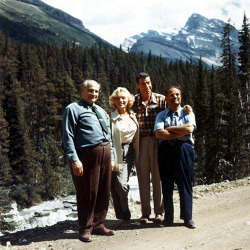 laurasaxby-deactivated20171112:  Marilyn Monroe and Joe DiMaggio in Banff, Canada.  