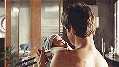 lindsaypetersons:  brian &amp; baby gus 