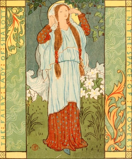 cair–paravel: The Lady of Shalott by Alfred Tennyson, illustrated by Howard Pyle (1881).