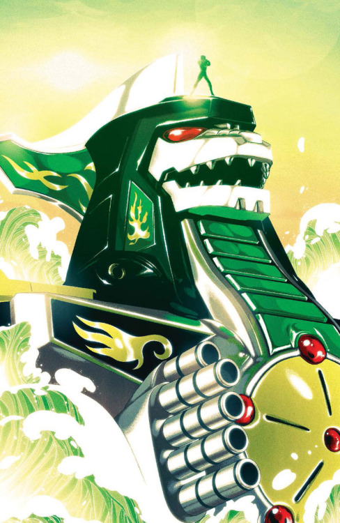 castlewyvern:  Mighty Morphin Power Rangers Zord variant covers by Goni Montes.