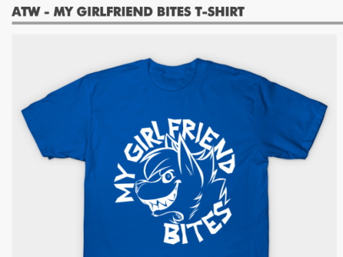 ask-the-werewolves:  ask-the-werewolves:  Now you can get neat shirts for yous and yours.   Well, how bout that.   Gender neutral options! :DDD 
