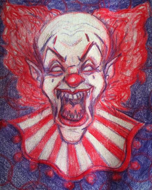 Pennywise #it #pennywise #sketches #sketchbook #stephenking #evilclown #clown #horror #horrorart #ci