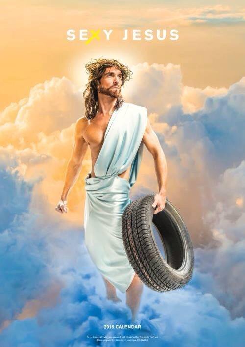 adamartian: Edward Saxby as sexy JesusOfficial Site: www.saxby-brothers.comSource of images: 