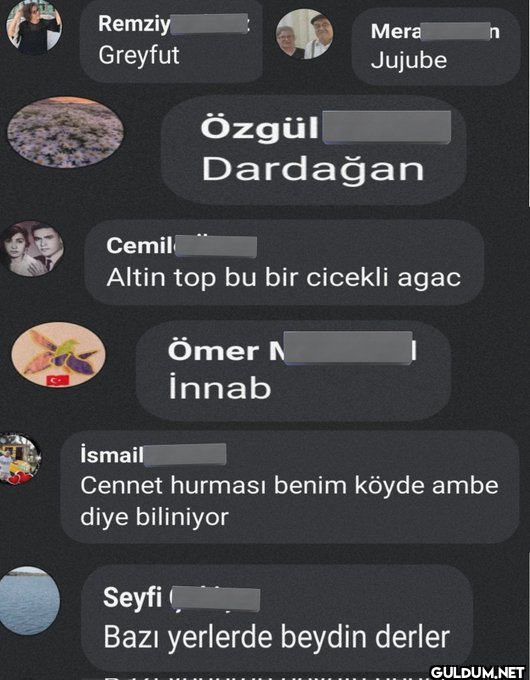 SİZİN ORDA NE DERLER Çok...