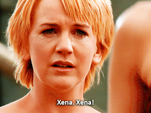 Xena: Warrior Princess 6x18 - When Fates Collide (2001) #no one does an au like xena #xena#xenaedit#wlwedit#wlwsource#cinemapix#cinematv#dailytvfilmgifs#chewieblog#lgbtsource#lgbtedit#lucy lawless#renee oconnor #xena and gabrielle  #xena x gabrielle #aflawedfashiongif#affxena #xena: season 6  #xena: when fates collide  #remember how the supergirl writers turned down the writer of this episode  #i love this episode so much