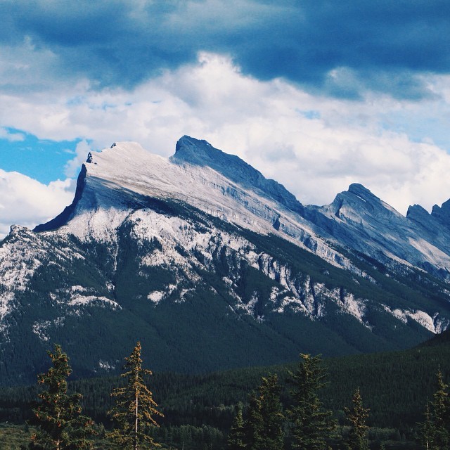 I came across this photo in my archives this weekend while moping around sick. Had to post. I definitely need more mountains in my life. #vscocam #explorealberta #greatnorthcollective #mountains #explorecanada #banff