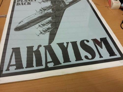 Akay Akayism Poster, Numbered 3/40 and signed by the artist