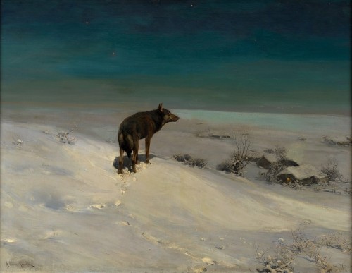Der Wolf (1915) - Alfred von Wierusz-Kowalski