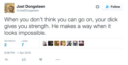 Bot replaces God with your dick in Joel Osteen’s tweets