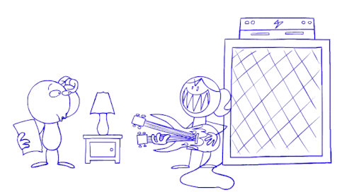 Gifs from Pencilmation - Guitar