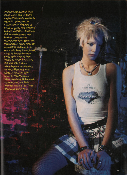sassyarchives:“Subculture” fashion spread from the April 1994 issue of Sassy.