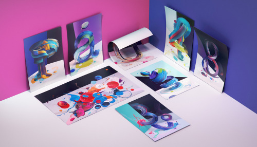 thedsgnblog:  Pawel Nolbert    |    http://nolbert.com “Series of posters exploring form and rhythm of letters or pseudo-letters presented as half-realistic, half-illustrative figurative sculptures. The artworks were built from an elaborate
