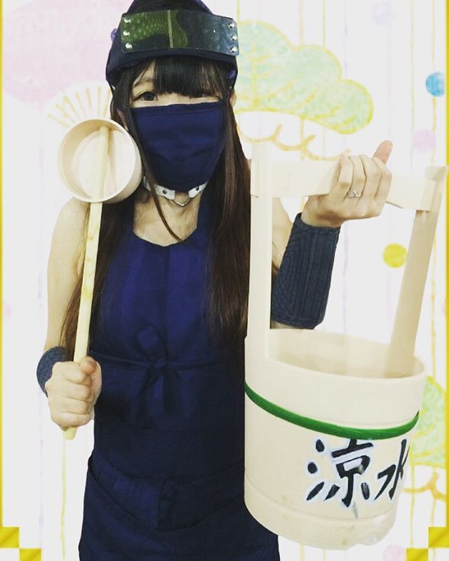 打水 #followforfollow #japan #ninja #cute #akihabara