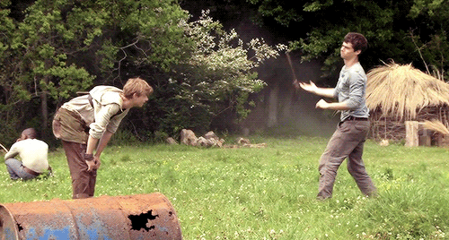 iwritefandomimagines:  Newt; “Tommy, you’re gonna need to bloody catch it if