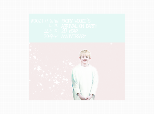 xuexun:#WOOZI요정님내려오신지20주년 / ♡