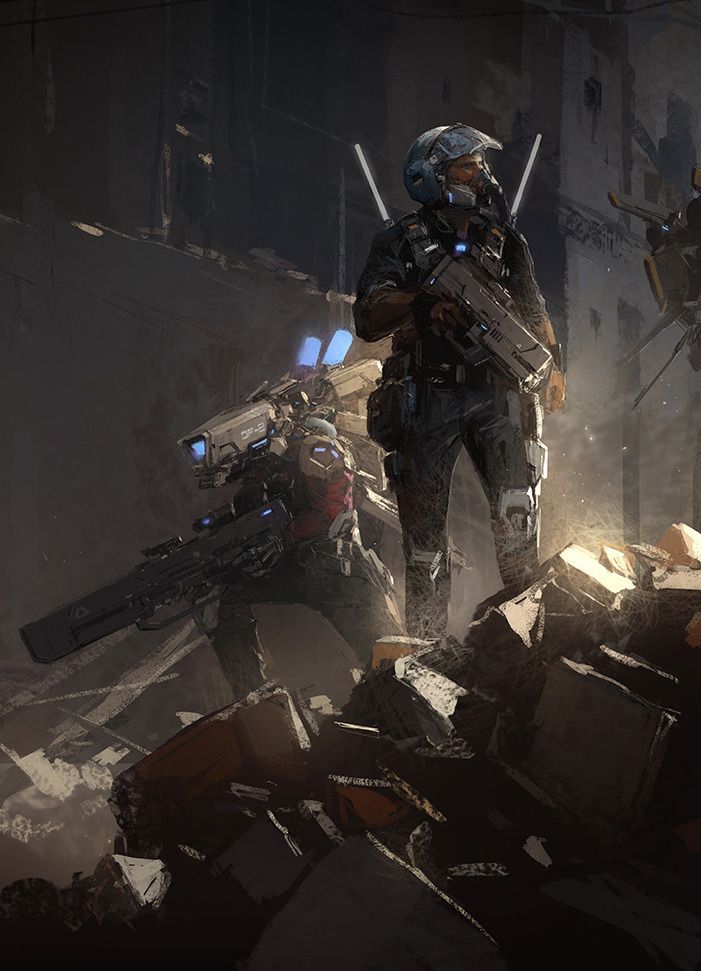 solitary///:::future — Space Soldier Artist Unknown