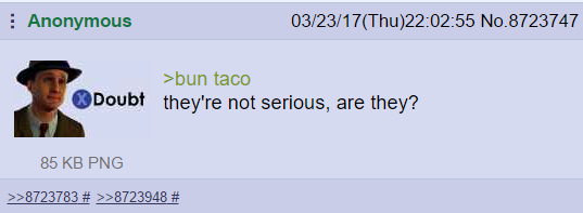 peoplegettingreallymadatfood: bun taco  adult photos