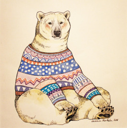 ceppana-blog: I like bears. Markers and aquarelles,