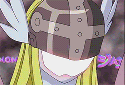 notsosubtlegaymer:  Digimon Adventures 01 Gatomon to Angewoman