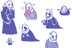 iamnotamuffin:  some lil Gaster doodles.