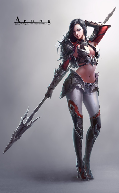  Spear womanTaeKwon Kim / A-rang https://www.artstation.com/artwork/8mnrQ