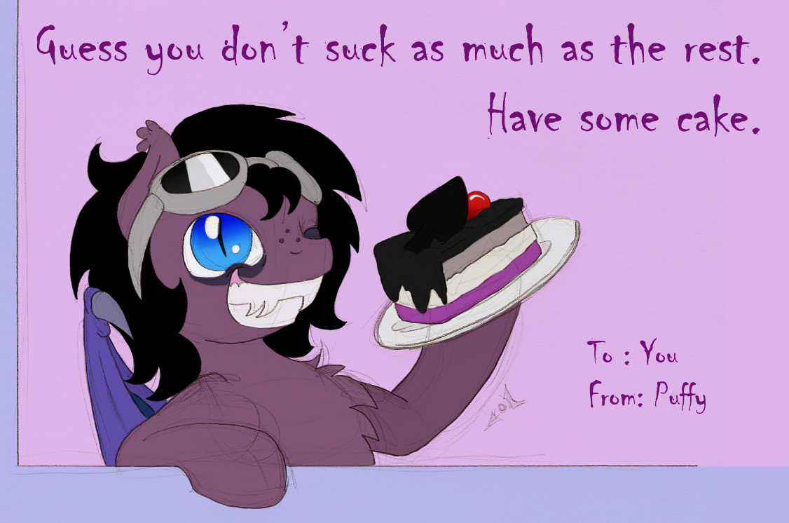 unhinged-mod:Platonic Valentine for Thee CAKE!  Thank you Puff Puff! and a Happy Platonic